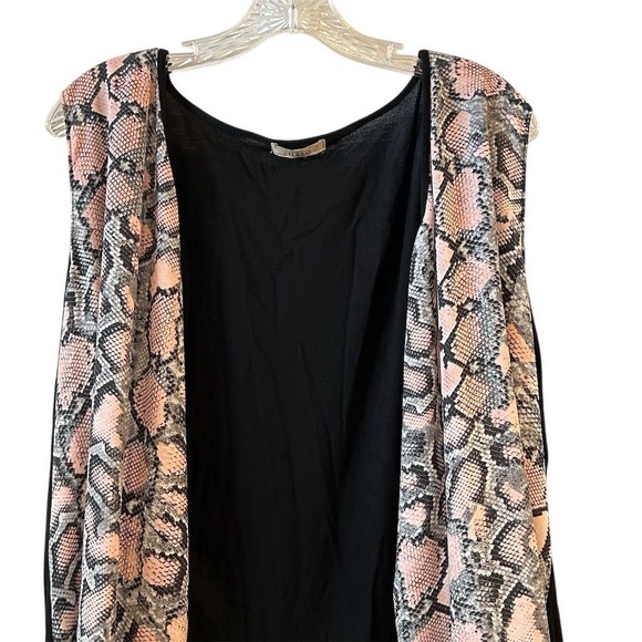 Halo Women's Kimono Cardigan Blouse S Multicolor Animal Print Casual - Picture 2 of 7